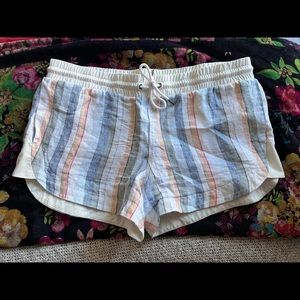 Athleta Cabo Linen Shorts